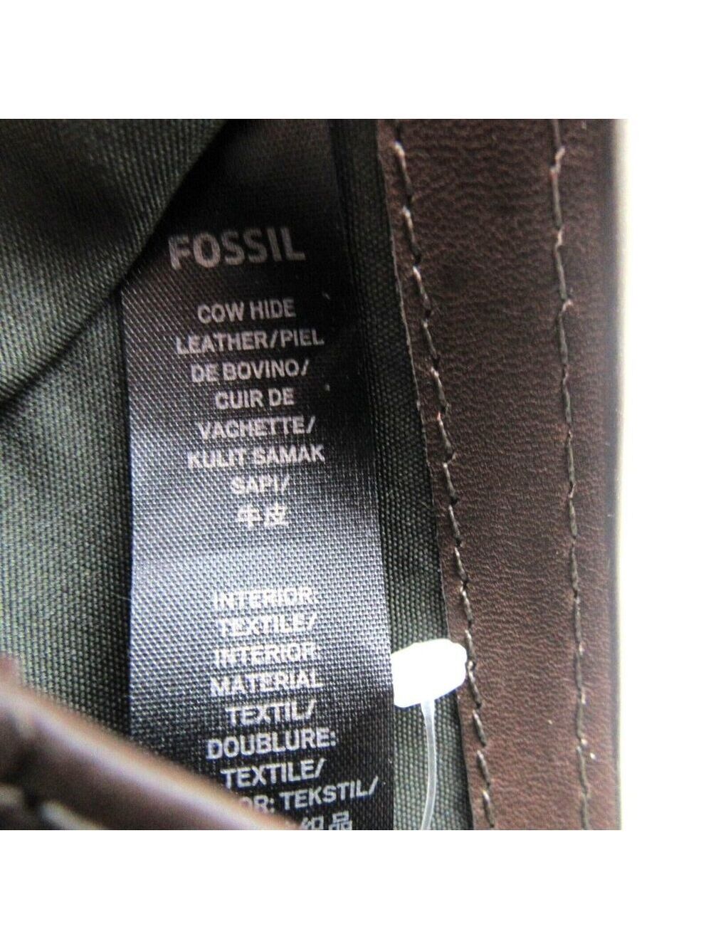 Fossil Journee Traveler Men's Brown Leather Wallet NEW - Picture 14 of 15